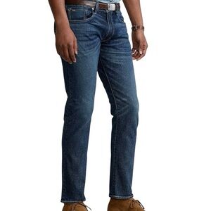 Polo Ralph Lauren Varick Slim Straight Jeans 32x30 Medium Wash Stretch Denim